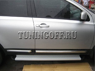 Подножки боковые алюминиевые NISSAN QASHQAI (07-)