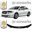 Дефлектор капота (серый) TOYOTA CAMRY (2011-)