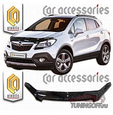 Дефлектор капота (серый) OPEL MOKKA (2012-)