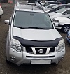 Дефлектор капота (черный) NISSAN X-TRAIL (2010-2013)
