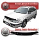 Дефлектор капота (прозрачный) TOYOTA CALDINA T190-T195 (92-97)