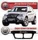 Дефлектор капота (серый) BMW X5 (2007-)