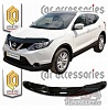 Дефлектор капота (полупрозрачный) NISSAN QASHQAI (2014-)