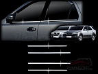 Хромированные накладки под стекло KIA SORENTO (2003-2008)