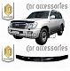 Очки на фары (Серые) TOYOTA LAND CRUISER J100; J105 (98-02)
