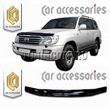 Очки на фары (Серые) TOYOTA LAND CRUISER J100; J105 (98-02)