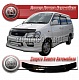 Дефлектор капота (серый) TOYOTA TOWN ACE NOAH (96-00)