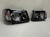 Фары (Хрустальные черные ) LAND CRUISER 100 (2004-2007)
