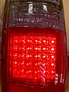 Стоп-сигналы хрустальные (Красно-чёрные светодиодные)LEXUS LX450