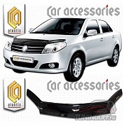 Дефлектор капота (черный) GEELY MK (2008-)