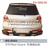 Защита заднего бампера MS-B083 MITSUBISHI OUTLANDER