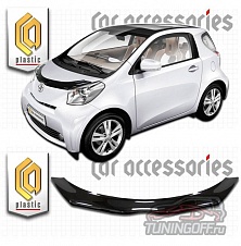 Дефлектор капота (прозрачный) TOYOTA IQ (2008-)