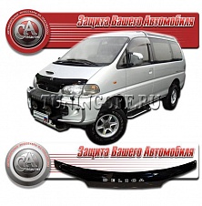 Очки на фары (чёрные) DELICA / L400 (94-96)