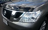 Дефлектор капота (черный) BG582B NISSAN PATROL Y62 (2010-)
