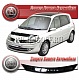 Дефлектор капота (серый) RENAULT SCENIC (06-)