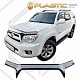 Дефлектор капота (шелкография черная) TOYOTA HILUX SURF / 4RUNNER (2005-)