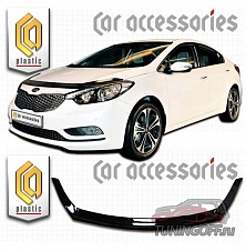 Дефлектор капота (прозрачный) KIA CERATO / FORTE / K3 (2013-)