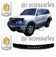 Очки на фары (прозрачные) MITSUBISHI PAJERO / MONTERO (2002-2006)