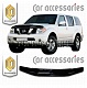 Дефлектор капота (Серый) NISSAN PATHFINDER (2005-2010)