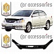 Дефлектор капота (серый) TOYOTA COROLLA LE (2003-2005)