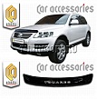 Дефлектор капота (прозрачный) VOLKSWAGEN TOUAREG (2002-2006)