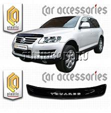 Дефлектор капота (прозрачный) VOLKSWAGEN TOUAREG (2002-2006)