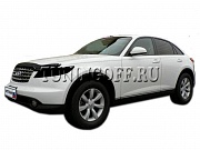 Очки на фары (черные) INFINITI FX35