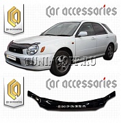 Дефлектор капота (черный) SUBARU IMPREZA / WRX GGA, GGB (00-01)