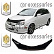 Дефлектор капота (Черный) SUZUKI AERIO / LIANA (2001-)
