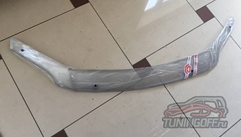 Дефлектор капота (шелкография серебро) TOYOTA COROLLA AXIO (06-)