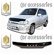 Дефлектор капота (серый) NISSAN CUBE (98-02)
