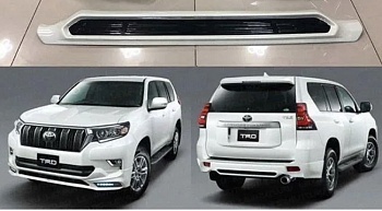 Накладка заднего бампера TOYOTA LAND CRUISER PRADO 150 (2018-)