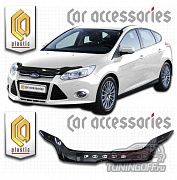 Дефлектор капота (серый) FORD FOCUS 3 (2011-) универсал