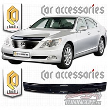 Дефлектор капота (серый) LEXUS LS (2006-2012)