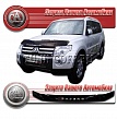 Очки на фары (черные) MITSUBISHI PAJERO / MONTERO V93 (07-)