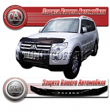 Очки на фары (черные) MITSUBISHI PAJERO / MONTERO V93 (07-)
