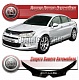 Дефлектор капота (прозрачный) CITROEN C5 (2008-)