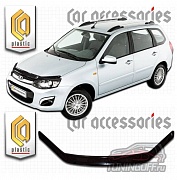 Дефлектор капота (серый) LADA KALINA (2013-) универсал