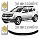 Дефлектор капота (прозрачный) RENAULT DUSTER (2010-)