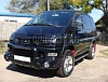 Очки на фары (черные) MITSUBISHI DELICA (98-05)