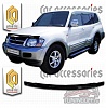 Дефлектор капота (прозрачный) MITSUBISHI PAJERO / MONTERO