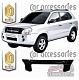Дефлектор капота (черный) HYUNDAI TUCSON (2004-08)