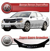 Дефлектор капота (черный) MITSUBISHI GALANT (2003-)