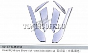 Ресницы на фары хромированные TOYOTA LAND CRUISER PRADO 150
