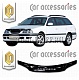 Очки на фары (черные) TOYOTA AVENSIS (1997-2003)