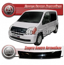 Дефлектор капота (серый) HONDA MOBILIO (2001-2004)