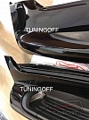 Подножки боковые с подсветкой (Чёрный) TOYOTA LAND CRUISER 200