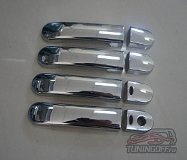 Хромированные накладки на дверные ручки (под сенсор) NISSAN WINGROAD / AD (2005-)