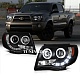 Фары ангельские глазки (черные) TOYOTA TACOMA (2008-2011)