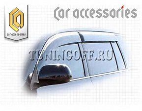 Ветровики дверные (дефлекторы окон) RENAULT KOLEOS (2008-2010)